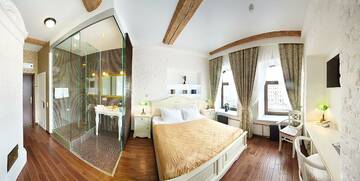 Делюкс с видом во внутренний дворик в Гостинице Росси